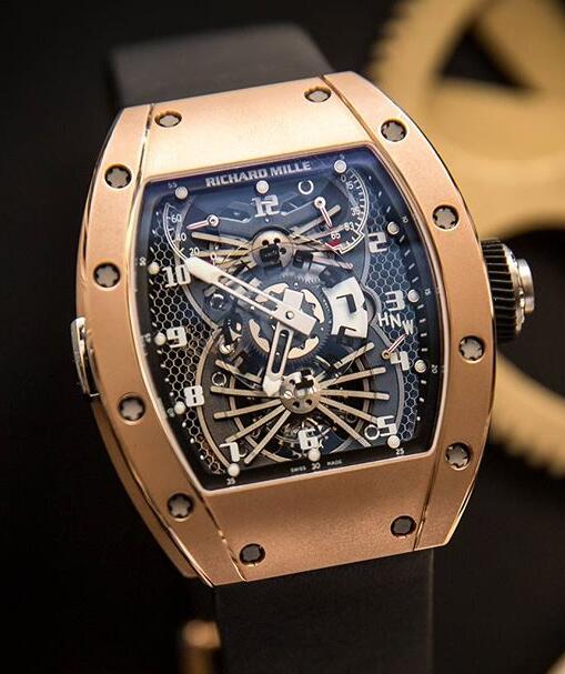 Replica Richard Mille RM 022 TOURBILLON AERODYNE DUAL TIME ZONE RG 522.04.91 Watch